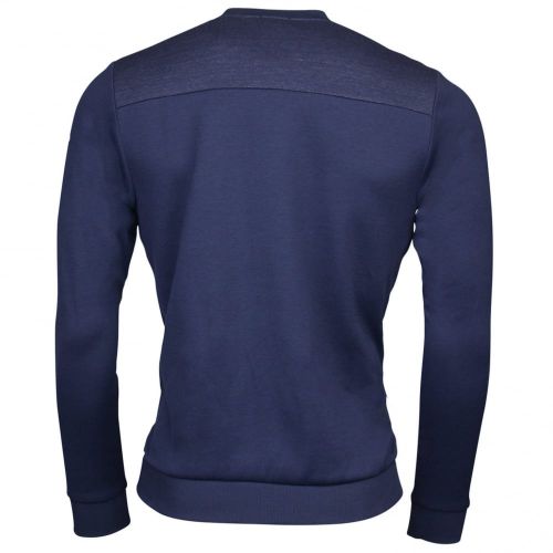 Athleisure Mens Navy Salbo Crew Sweat Top 19158 by BOSS from Hurleys