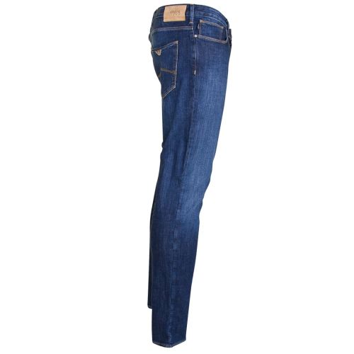 Mens Blue Wash J06 Slim Fit Jeans 12622 by Armani Jeans from Hurleys