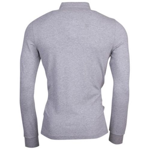 Mens Light Pastel Grey Paulyn L/s Polo Shirt 13006 by BOSS from Hurleys