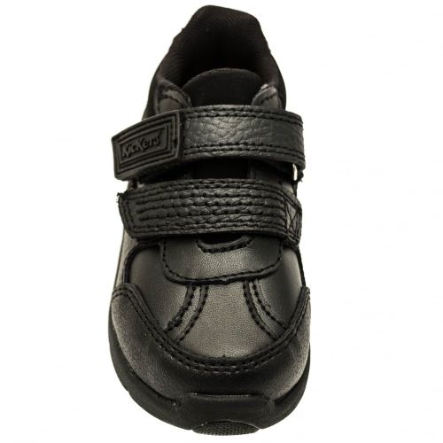 Infant Black Leather Moakie Reflex Strap (5-12) 61949 by Kickers from Hurleys