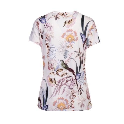 Womens White Jerikko Decadance Fitted S/s T Shirt 82521 by Ted Baker from Hurleys
