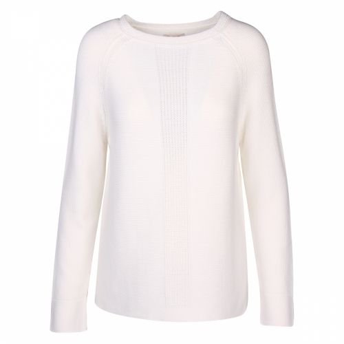 Womens Off White Carisbrooke Knitted Jumper 38712 by Barbour from Hurleys