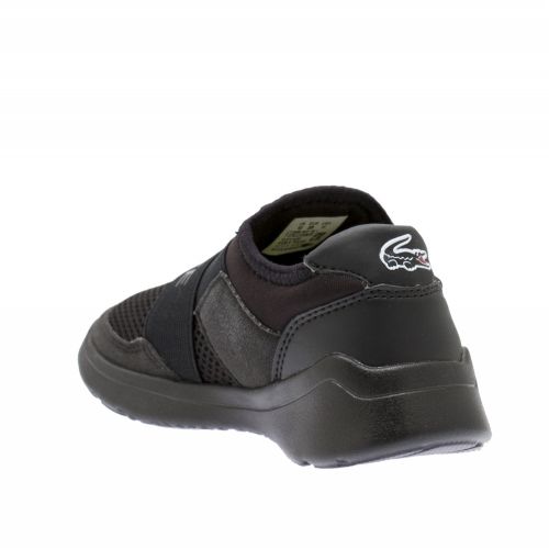 Infant Black LT Dash Slip Trainers 34788 by Lacoste from Hurleys