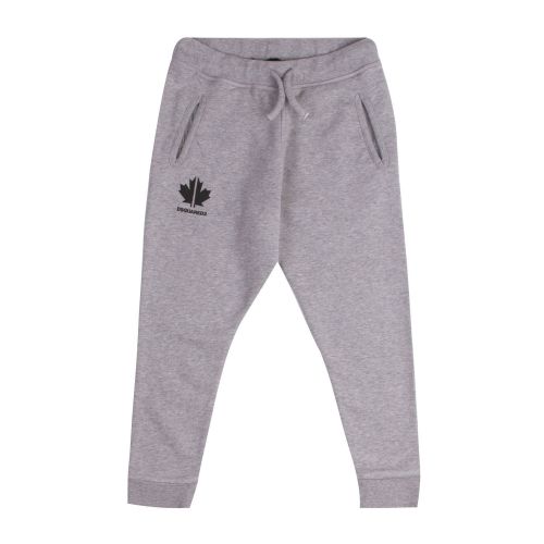 Boys Grey Melange Sports Logo Sweat Pants 75365 by Dsquared2 from Hurleys
