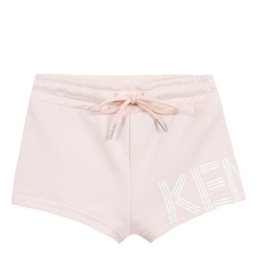 Toddler Light Pink Logo Sweat Shorts 36399 by Kenzo from Hurleys