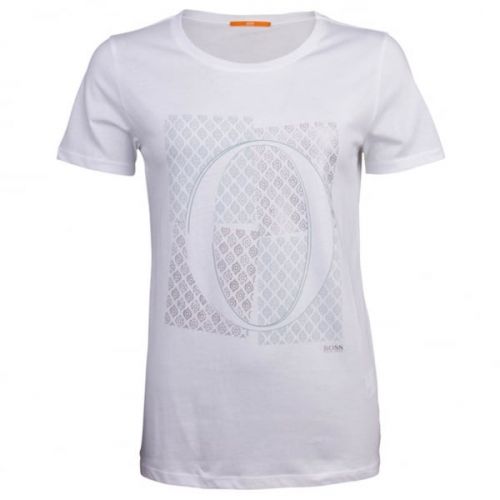 Casual Womens White Tushurti S/s T Shirt 19214 by BOSS from Hurleys