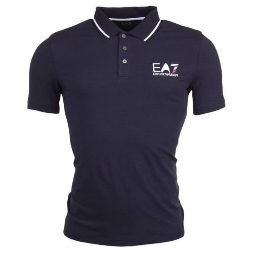 Mens Night Blue Train Core ID S/s Polo Shirt 6927 by EA7 from Hurleys