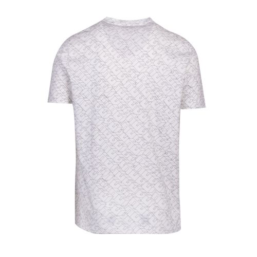 Mens White Dantastic Logo Print S/s T Shirt 73617 by HUGO from Hurleys