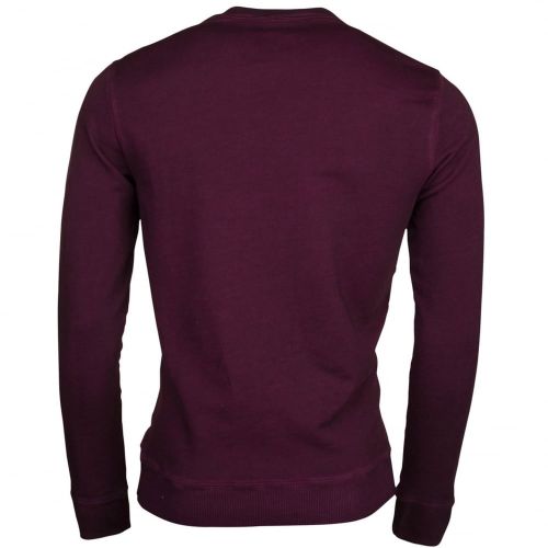 Casual Mens Open Red Wlan Crew Sweat Top 19459 by BOSS from Hurleys