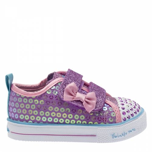 Toddler Lavender Shuffle Lite Mini Mermaid Trainers (21-28) 40797 by Skechers from Hurleys