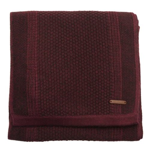 Mens Purple Terry Textured Scarf 63502 by Ted Baker from Hurleys