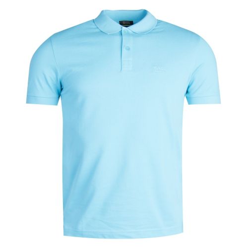 Mens Dark Blue Athleisure Piro Slim S/s Polo Shirt 32092 by BOSS from Hurleys