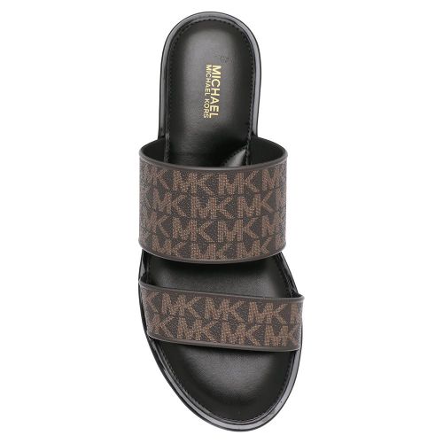 Womens Brown Kennedy Jelly Slides 108417 by Michael Kors from Hurleys