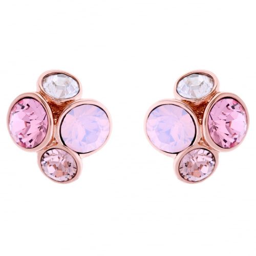 Womens Rose Gold & Pink Lynda Cluster Studs 7450 by Ted Baker from Hurleys