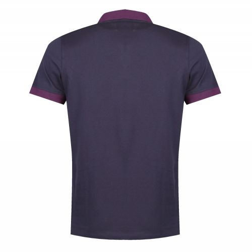 Casual Mens Dark Blue Pmesh S/s Polo Shirt 34432 by BOSS from Hurleys