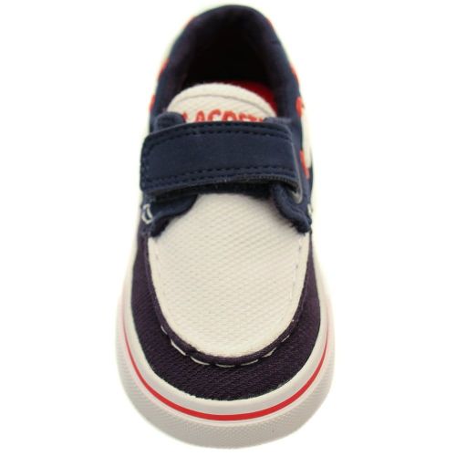 Infant Navy & White Keel 116 Trainers (4-9) 25041 by Lacoste from Hurleys