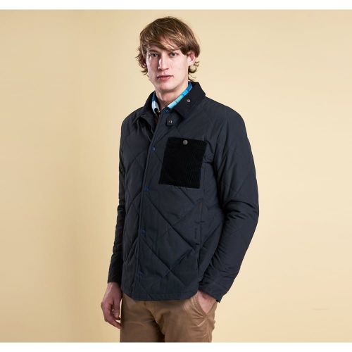 Heritage Mens Navy Elm Jacket 11924 by Barbour from Hurleys
