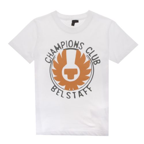 Boys White Hanway Champion S/s T Shirt 31523 by Belstaff from Hurleys