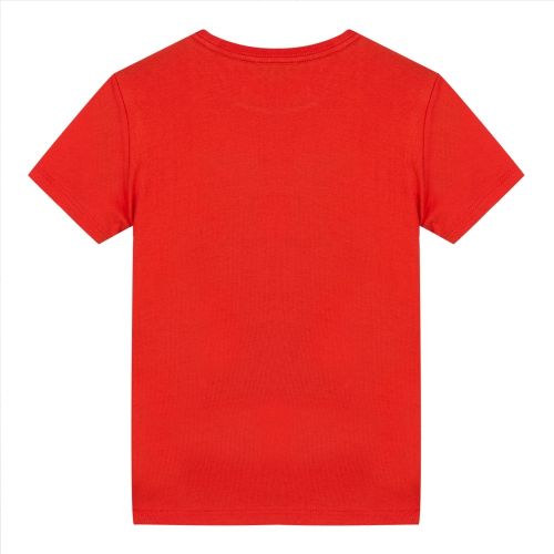 Boys Fiery Red Tybalt Zebra S/s T Shirt 36621 by Paul Smith Junior from Hurleys