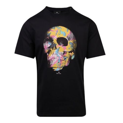 Mens Dark Navy Skull Regular Fit S/s T Shirt 110193 by PS Paul Smith from Hurleys