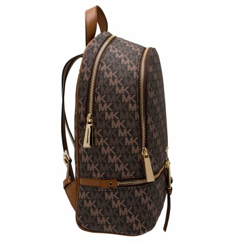 Womens Brown Rhea Signature Logo Backpack 39883 by Michael Kors from Hurleys