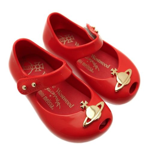 Vivienne Westwood Girls Red Patent Mini Ultragirl 15 Orb (4-9) 44425 by Mini Melissa from Hurleys
