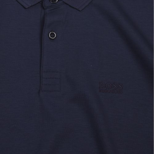Athleisure Mens Navy Pirol Regular Fit L/s Polo Shirt 51477 by BOSS from Hurleys