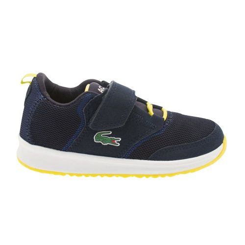 Boys Navy & Blue Child L.ight Trainers (10-1) 14303 by Lacoste from Hurleys