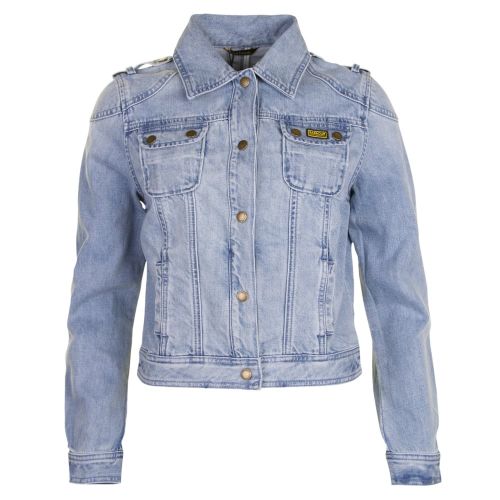 Womens Bleached Durness Casual Denim Jacket 21840 by Barbour International from Hurleys