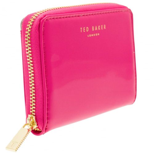 Womens Bright Pink Omarion Patent Small Purse 18676 by Ted Baker from Hurleys