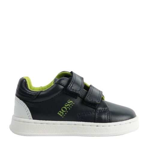 Toddler Navy Velcro Trainers (20-26) 75504 by BOSS from Hurleys