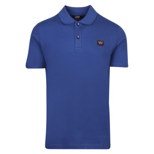 Mens Mid Blue Classic Logo Custom Fit S/s Polo Shirt 48835 by Paul And Shark from Hurleys