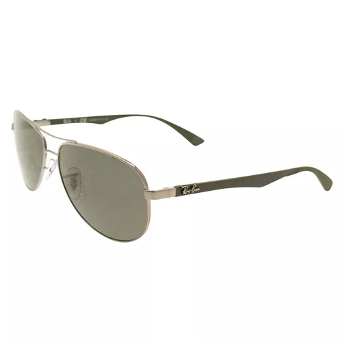  Mens Gunmetal/Grey Polarized RB8313 Carbon Fibre Sunglasses