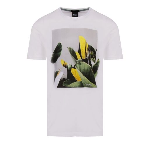 Casual Mens White Tjungle 1 S/s T Shirt 73696 by BOSS from Hurleys
