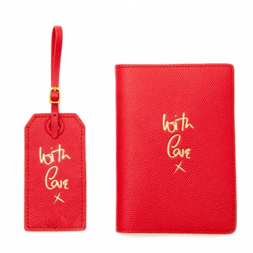 Womens Classic Red With Love Travel Set 47433 by Lulu Guinness from Hurleys