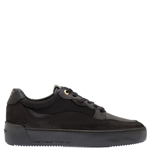 Mens Black Tonic Leather Omega Arc Trainers 40214 by Android Homme from Hurleys