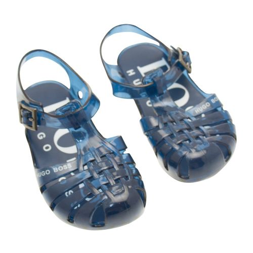 Baby Dusty Blue Jelly Sandals 6890 by BOSS from Hurleys