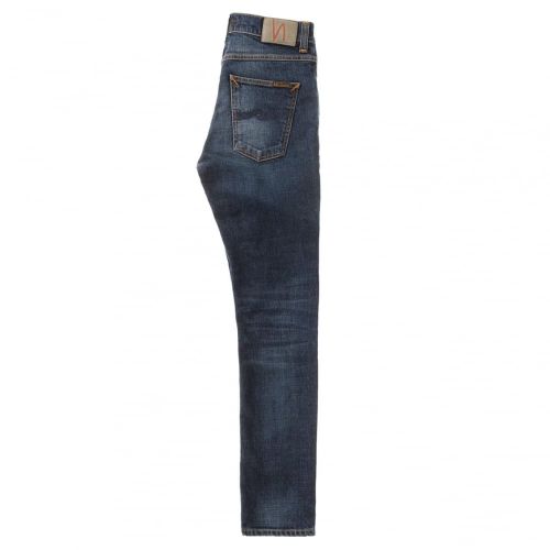 Mens Dark Worn Navy Lean Dean Slim Fit Jeans 72701 by Nudie Jeans Co from Hurleys