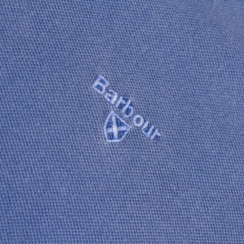 Lifestyle Mens Blue Washed Sports S/s Polo Shirt 71650 by Barbour from Hurleys
