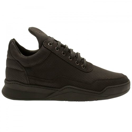 Mens Black Low Top Ghost Microlane Trainers 15825 by Filling Pieces from Hurleys