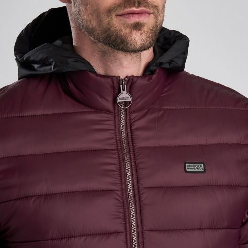 Mens Merlot Reed Quilted Jacket 46503 by Barbour International from Hurleys