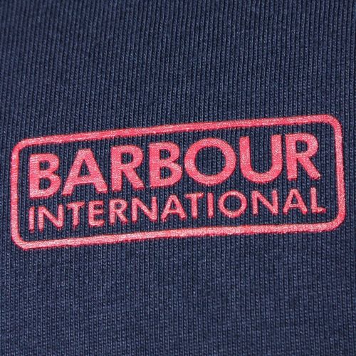 International Mens Navy International Small Logo S/s Tee Shirt 35313 by Barbour from Hurleys
