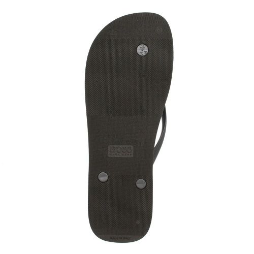 Mens Black Pacific_Thong Flip Flops 88707 by BOSS from Hurleys