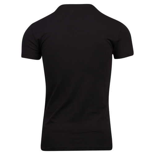 Mens Black Megalogo Slim Fit S/s T Shirt 107305 by Emporio Armani Bodywear from Hurleys