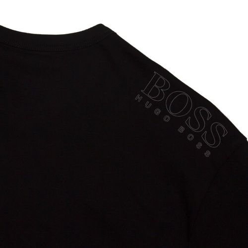 Athleisure Mens Black Tee Small Logo S/s T Shirt 83377 by BOSS from Hurleys