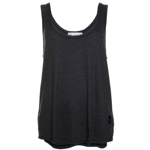 Womens Clean Black Essentials Road Trip Tank Top 56564 by Wildfox from Hurleys