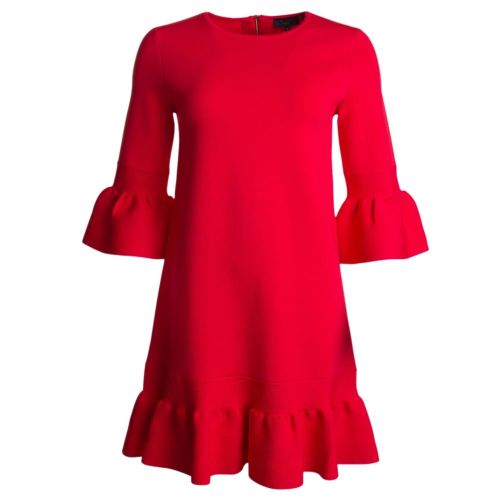 Womens Bright Red Tynia Bell Sleeve Dress 14055 by Ted Baker from Hurleys