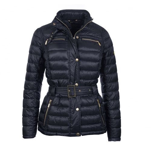 Womens Black Cadwell Quilted Jacket 12412 by Barbour International from Hurleys