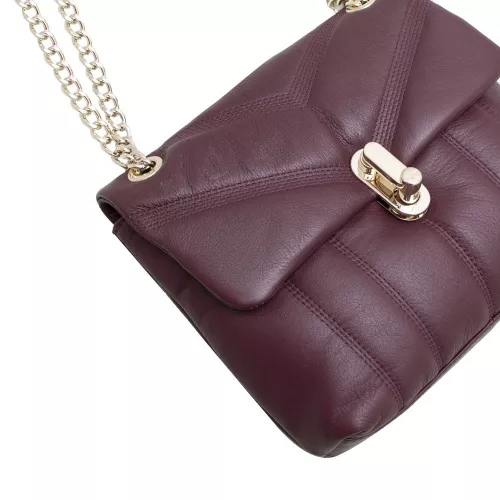 Womens Deep Purple Ayalina Quilted Leather Crosbody Bag 96646 by Ted Baker from Hurleys