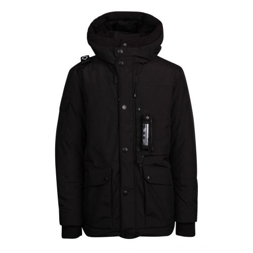 Mens Jet Black Down Torch Parka 77463 by MA.STRUM from Hurleys